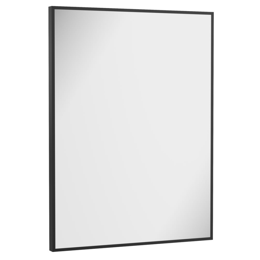 Cutout image of Crosswater MPRO 600 x 800mm Matt Black Mirror